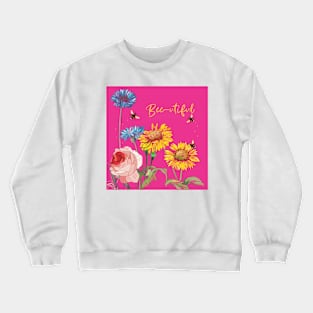 Bee-utiful Bees & Flowers Crewneck Sweatshirt